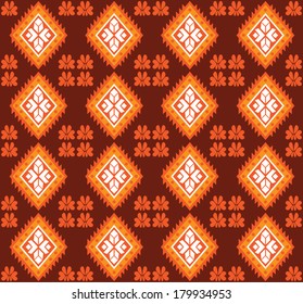 Seamless Mexican Fabric Design 