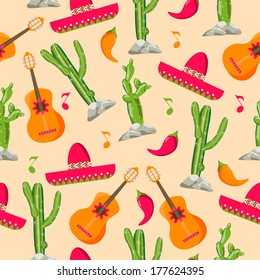 Seamless mexican pattern