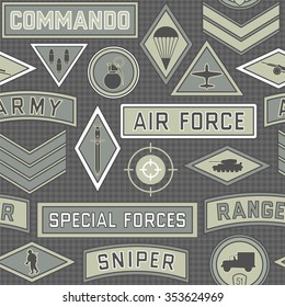 Seamless military pattern number nine can be used for graphic design, textile design or web design.