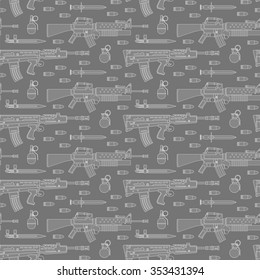 Seamless military pattern number two can be used for graphic design, textile design or web design.