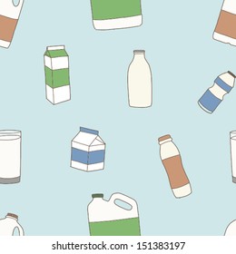 Seamless of milk product