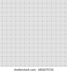Seamless millimeter graph paper with a geometric square grid
