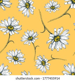 Patrón botánico mínimo sin inconveniente con mareas. Fondo de dibujo manual para almohada textil, camisa, juguete, tarjeta. Ilustración vectorial