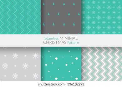 Seamless Minimal Christmas Pattern