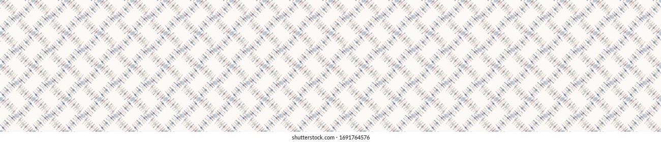 Seamless minimal geo shape border pattern design. Neutral pastel color in fresh paper cut out style. Hand drawn playful texture ribbon trim background. Home decor pastel border. Modern washi tape.