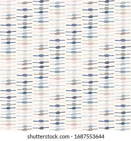 Seamless minimal geo shape pattern design. Neutral pastel color in fresh paper cut out style. Hand drawn playful texture light background. Wallpaper home decor swatch. Modern stationery all over print
