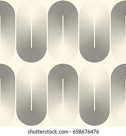 Nahtlose minimale Tapete. Abstrakte moderne Textur. Vektor-Ellipse-Hintergrund