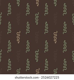 Seamless minimalist style pattern with abstract elements. Vector background. 