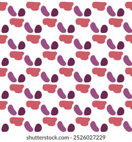 Seamless minimalist style pattern with abstract elements. Vector background. 