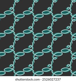Seamless minimalist style pattern with abstract elements. Vector background. 