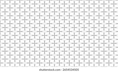 Plano de fundo vetor minimalista sem emenda apresentando linhas geométricas de ouro intrincadas em branco brilhante, perfeito para embalagens elegantes, arte digital e designs têxteis modernos