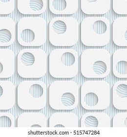 Nahtlose Minimalistische Muster. Abstrakter, feiner Hintergrund. Futuristisches dreidimensionales Bildschirmhintergrund. Elegantes dekoratives Design