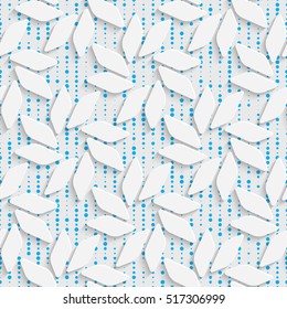 Seamless Minimalistic Star Pattern. Abstract Fine Background. Futuristic Three-dimensional Wallpaper. Elegant Decorative Design