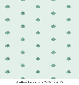 Seamless misty cloud weather pattern