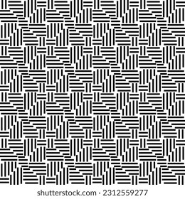 Modelos impecables. Textura moderna y elegante. Composición de elementos geométricos repetidos regularmente. Monocromo, simple. Vector.