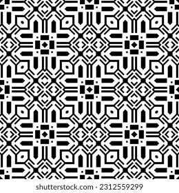 Nahtlose Modelle. Moderne, stilvolle Textur. Zusammensetzung regelmäßig wiederholter geometrischer Elemente. Einfarbig, einfach. Vektorgrafik.