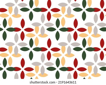 Nahtloses modernes abstraktes Muster für TextilTeppiche und Stoffe in Form eines Blumenzornments in zart hellen Farben