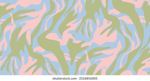 Padrão De Camuflagem Moderno E Perfeito No Vetor