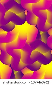 Seamless modern color play gradient pattern. Vector Liquid shape. Background with multi-color combinations graphic ornament. EPS10.