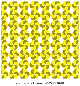 a seamless modern geometric pattern, featuring repeating floral or windmill motifs.