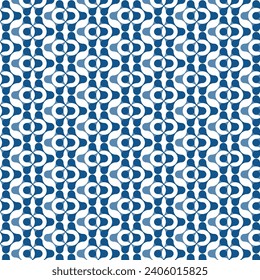 Seamless modern geometric repeating pattern