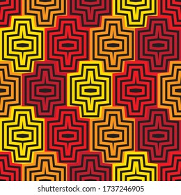 Seamless Modern Geometric Shape Pattern
