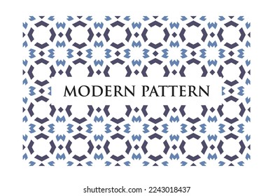 Seamless Modern Geometrical Vector on White Background