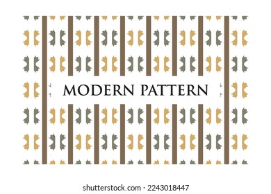 Seamless Modern Geometrical Vector on White Background