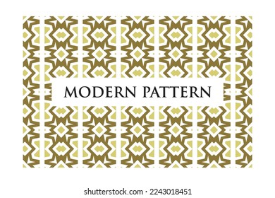 Seamless Modern Geometrical Vector on White Background