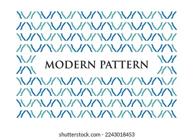 Seamless Modern Geometrical Vector on White Background