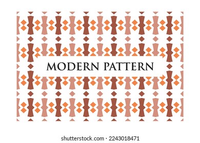 Seamless Modern Geometrical Vector on White Background