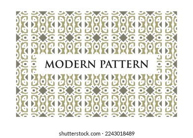 Seamless Modern Geometrical Vector on White Background