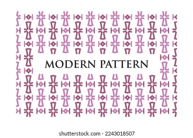 Seamless Modern Geometrical Vector on White Background