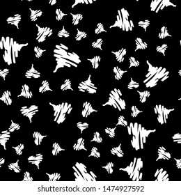 Seamless Modern grunge heart hand drawn set, great design for any purposes. Hand drawn doodle grunge heart set. Modern vector design. Seamless vector tile pattern. Doodle illustration.