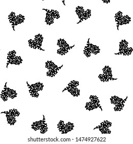 Seamless Modern grunge heart hand drawn set, great design for any purposes. Hand drawn doodle grunge heart set. Modern vector design. Seamless vector tile pattern. Doodle illustration.