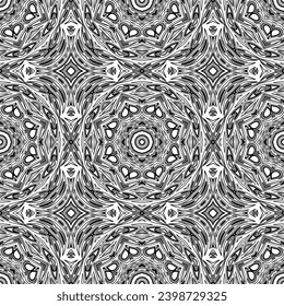 Seamless Modern Mosaic Geometric Background Pattern . Vector illustration.