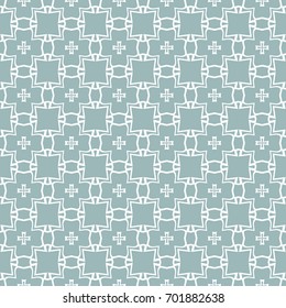 Seamless Modern Mosaic Geometric Background Pattern . Vector illustration