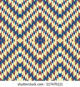 Seamless Modern Native American Background Pattern