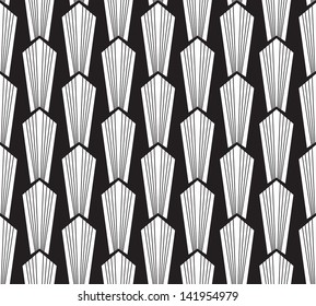 Seamless modern pattern. Abstract monochrome tile background