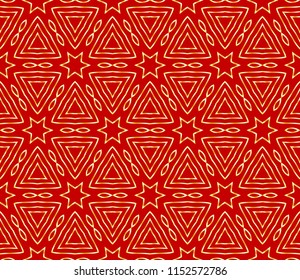 Seamless modern pattern. Art-deco Geometric background. Graphic design. Vector illustration.