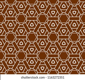 Seamless modern pattern. Art-deco Geometric background. Graphic design. Vector illustration.