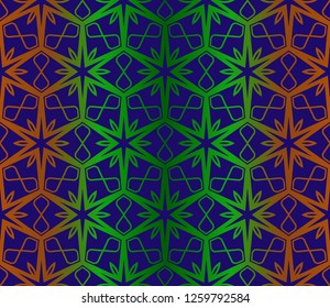 Seamless Modern Pattern. Art-Deco Geometric Background. Graphic Design. Vector Illustration