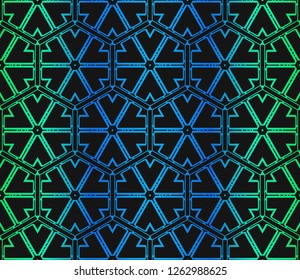 Seamless Modern Pattern. Art-Deco Geometric Background. Graphic Design. Vector Illustration