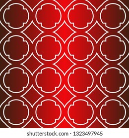 Seamless Modern Pattern. Art-Deco Geometric Background. Graphic Design. Vector Illustration. Idea for your presentation. wallpaper, page, advert. Red white color.
