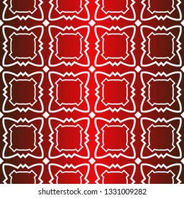 Seamless Modern Pattern. Art-Deco Geometric Background. Graphic Design. Vector Illustration. Idea for your presentation. wallpaper, page, advert. Red white color.