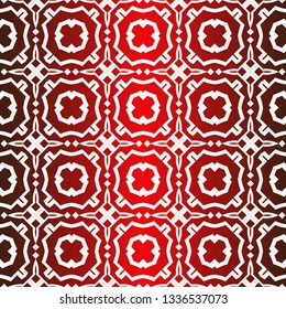 Seamless Modern Pattern. Art-Deco Geometric Background. Graphic Design. Vector Illustration. Idea for your presentation. wallpaper, page, advert. Red white color.