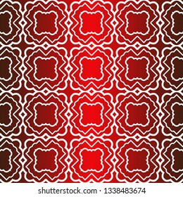 Seamless Modern Pattern. Art-Deco Geometric Background. Graphic Design. Vector Illustration. Idea for your presentation. wallpaper, page, advert. Red white color.