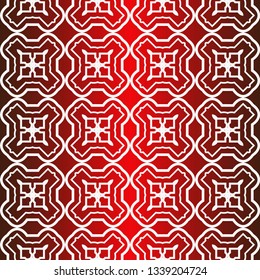 Seamless Modern Pattern. Art-Deco Geometric Background. Graphic Design. Vector Illustration. Idea for your presentation. wallpaper, page, advert. Red white color.