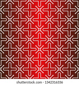Seamless Modern Pattern. Art-Deco Geometric Background. Graphic Design. Vector Illustration. Idea for your presentation. wallpaper, page, advert. Red white color.