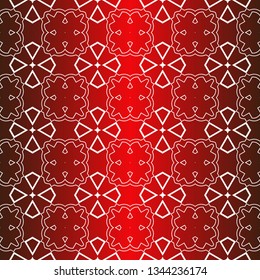 Seamless Modern Pattern. Art-Deco Geometric Background. Graphic Design. Vector Illustration. Idea for your presentation. wallpaper, page, advert. Red white color.